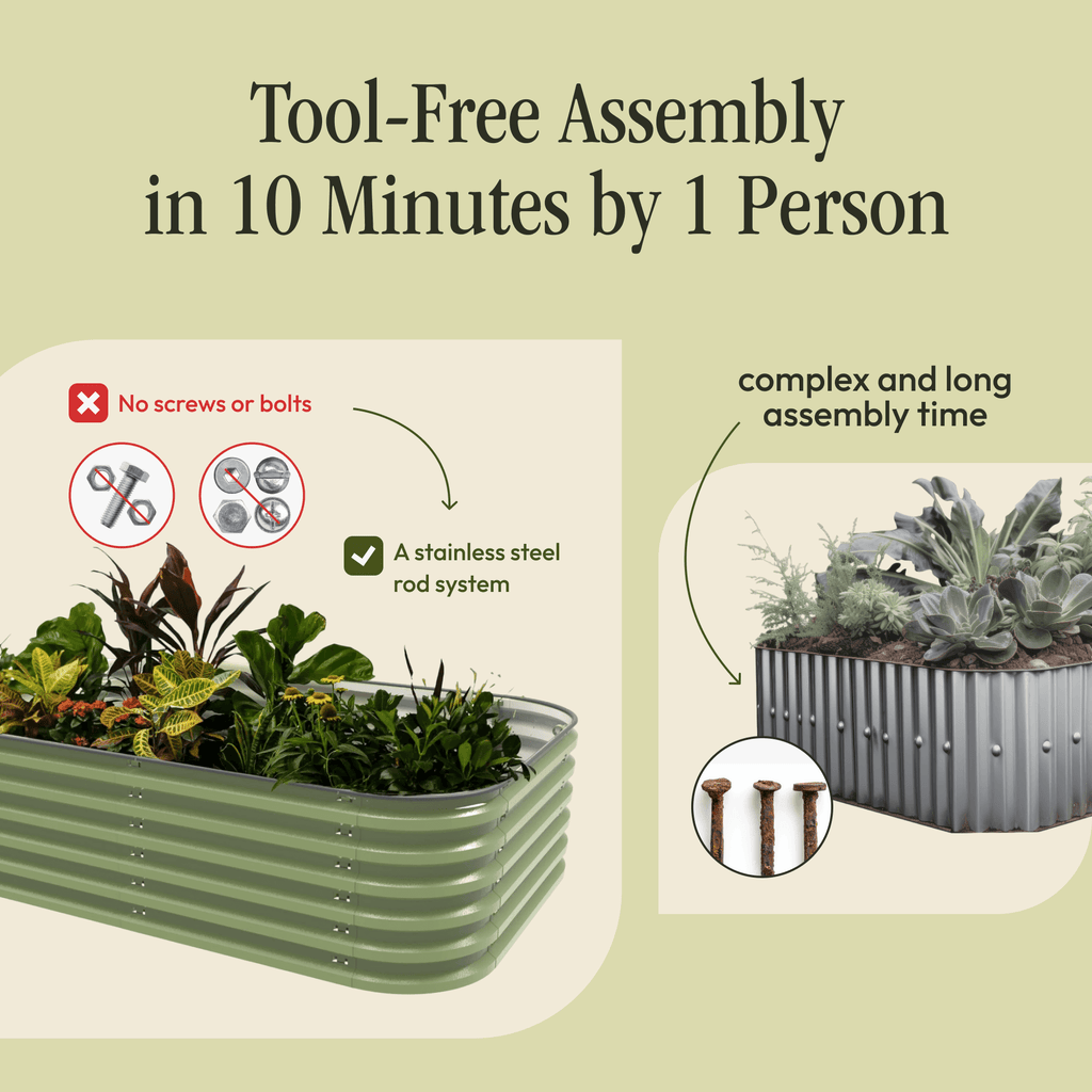 Gro-Rite raised garden bed product feature view