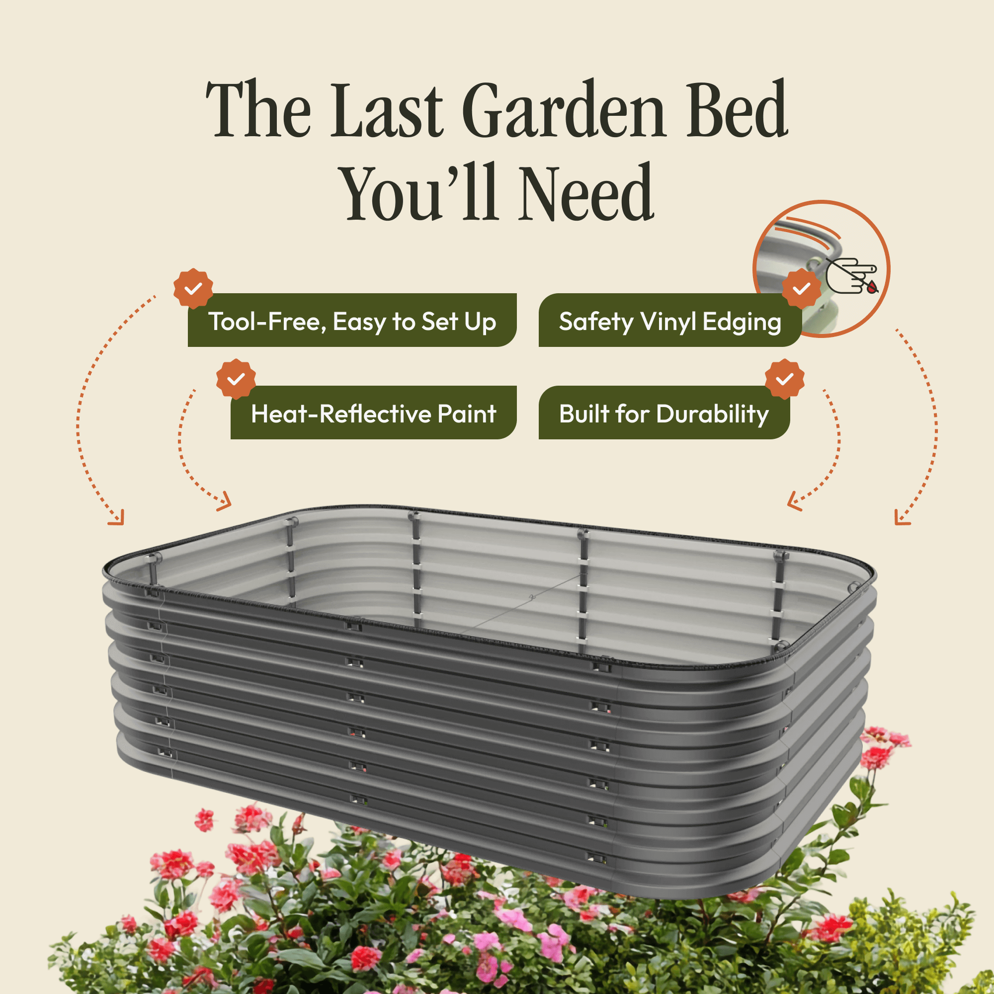 Gro-Rite metal raised garden bed configuration guide