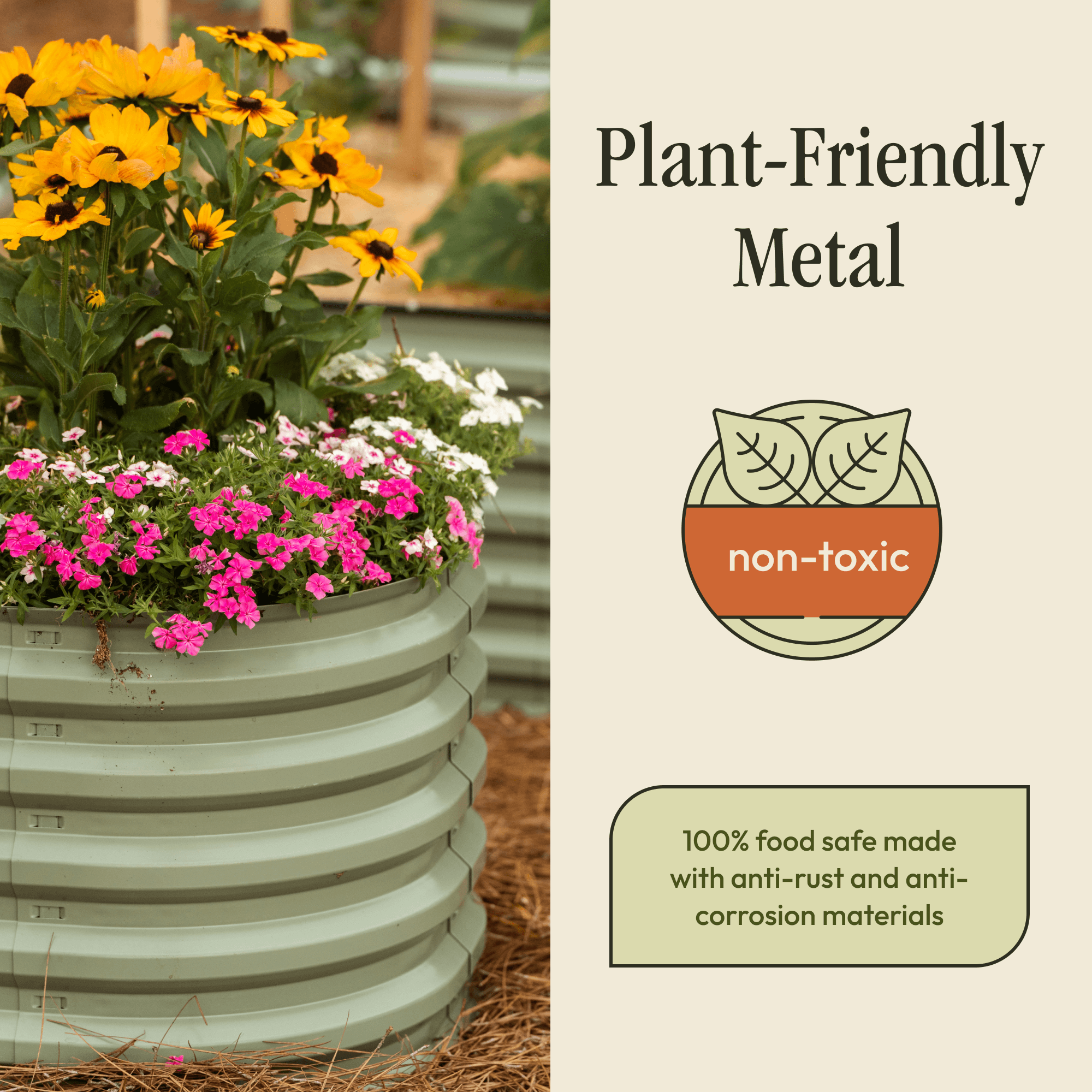 Gro-Rite raised garden bed configuration option