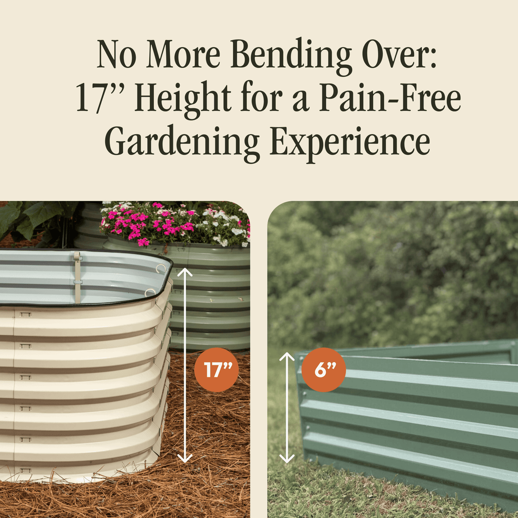 Gro-Rite modular metal garden bed layout