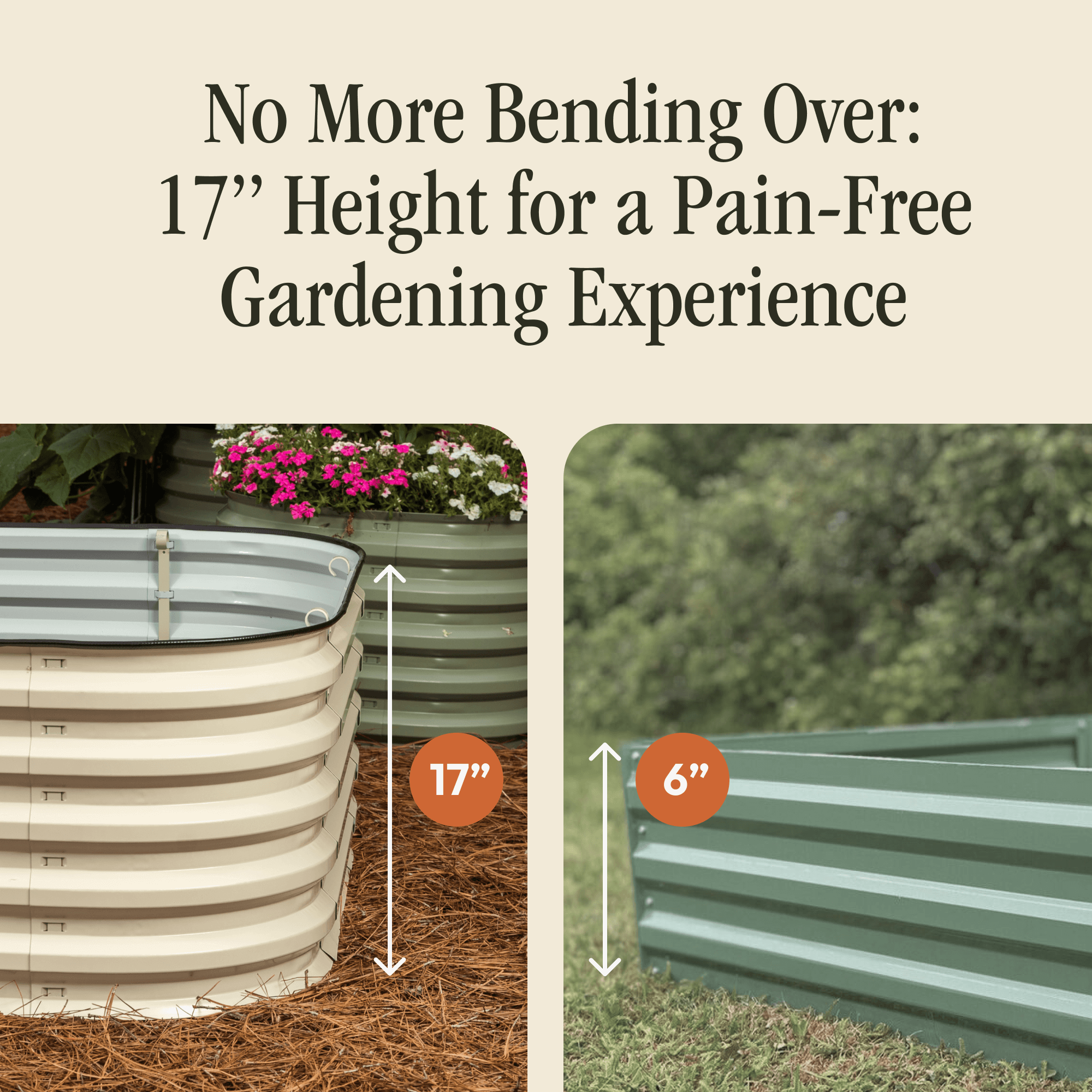 Gro-Rite modular metal garden bed layout
