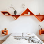 Bagby Minimalist Silent Alarm Clock bedside lifestyle view