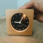 Bagby Minimalist Silent Alarm Clock color finish view
