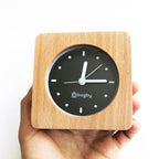 Bagby Minimalist Silent Alarm Clock side view