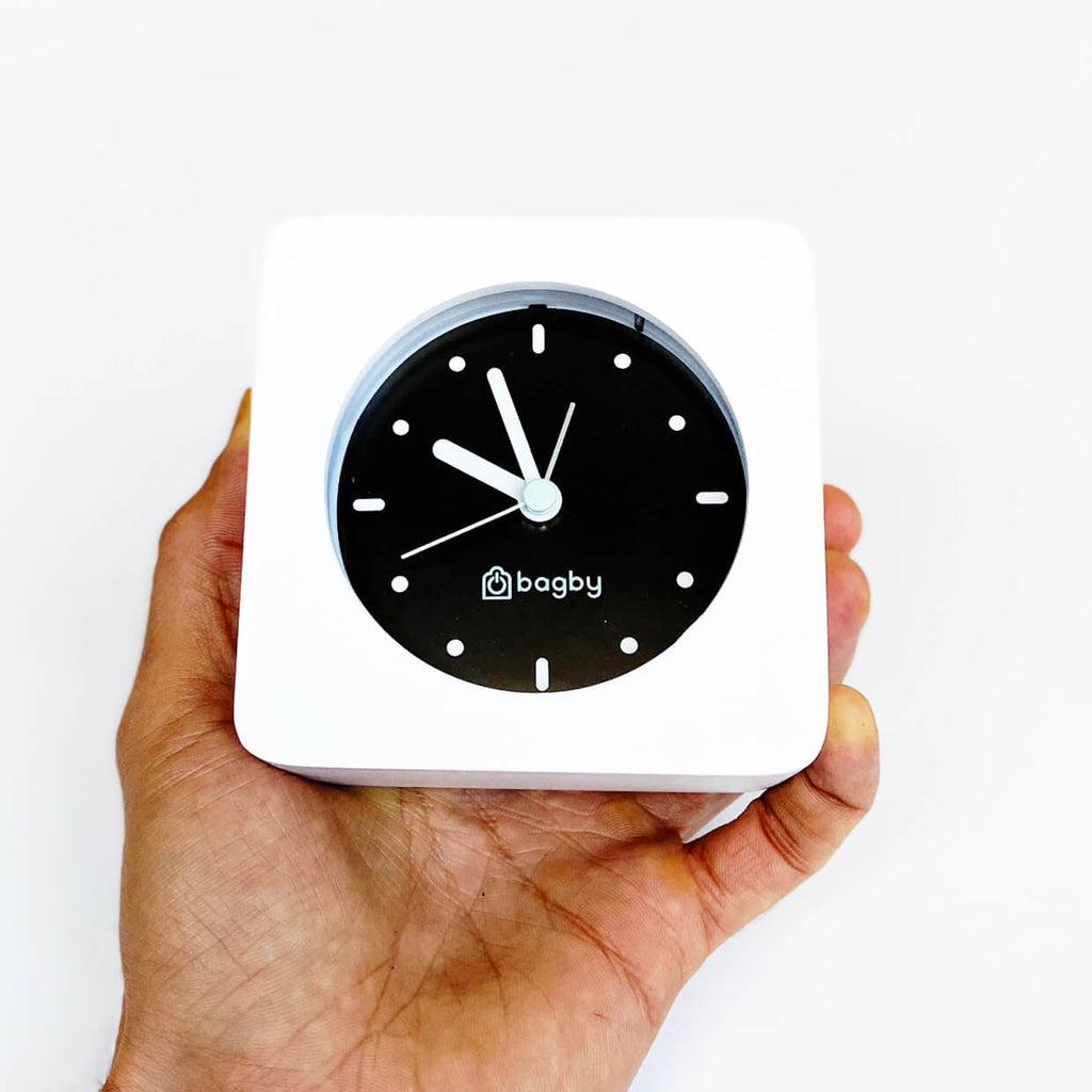 Bagby Minimalist Silent Alarm Clock finish option