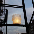 Cordless Mini Wavy Lamp compact lifestyle view
