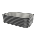 Gro-Rite modern gray raised garden bed main configuration