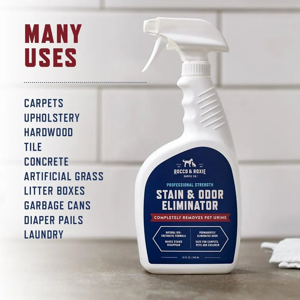 Rocco & Roxie pet stain cleaner application view