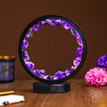 I Am At Peace amethyst halo ambient lamp