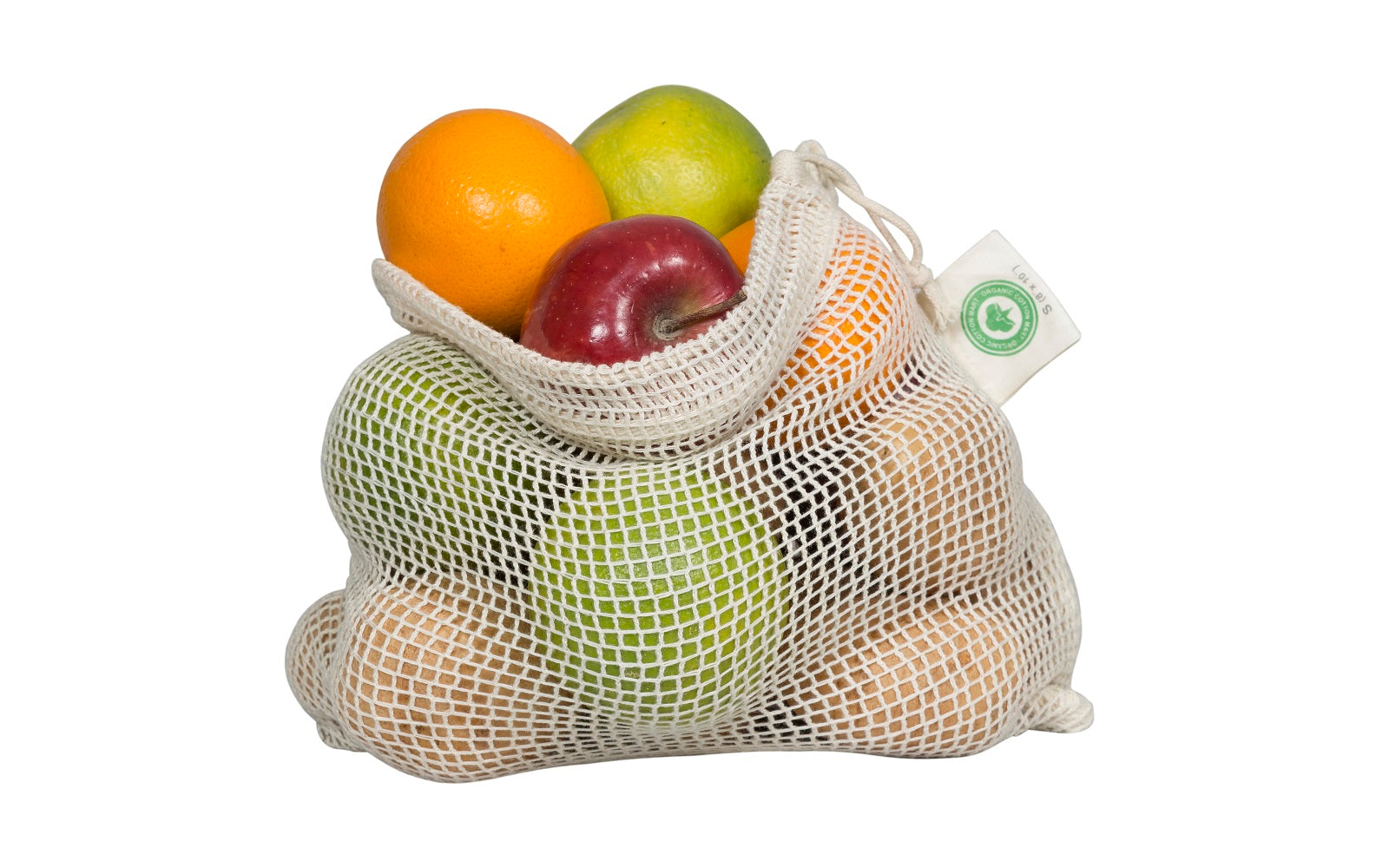 Washable mesh cotton produce bags