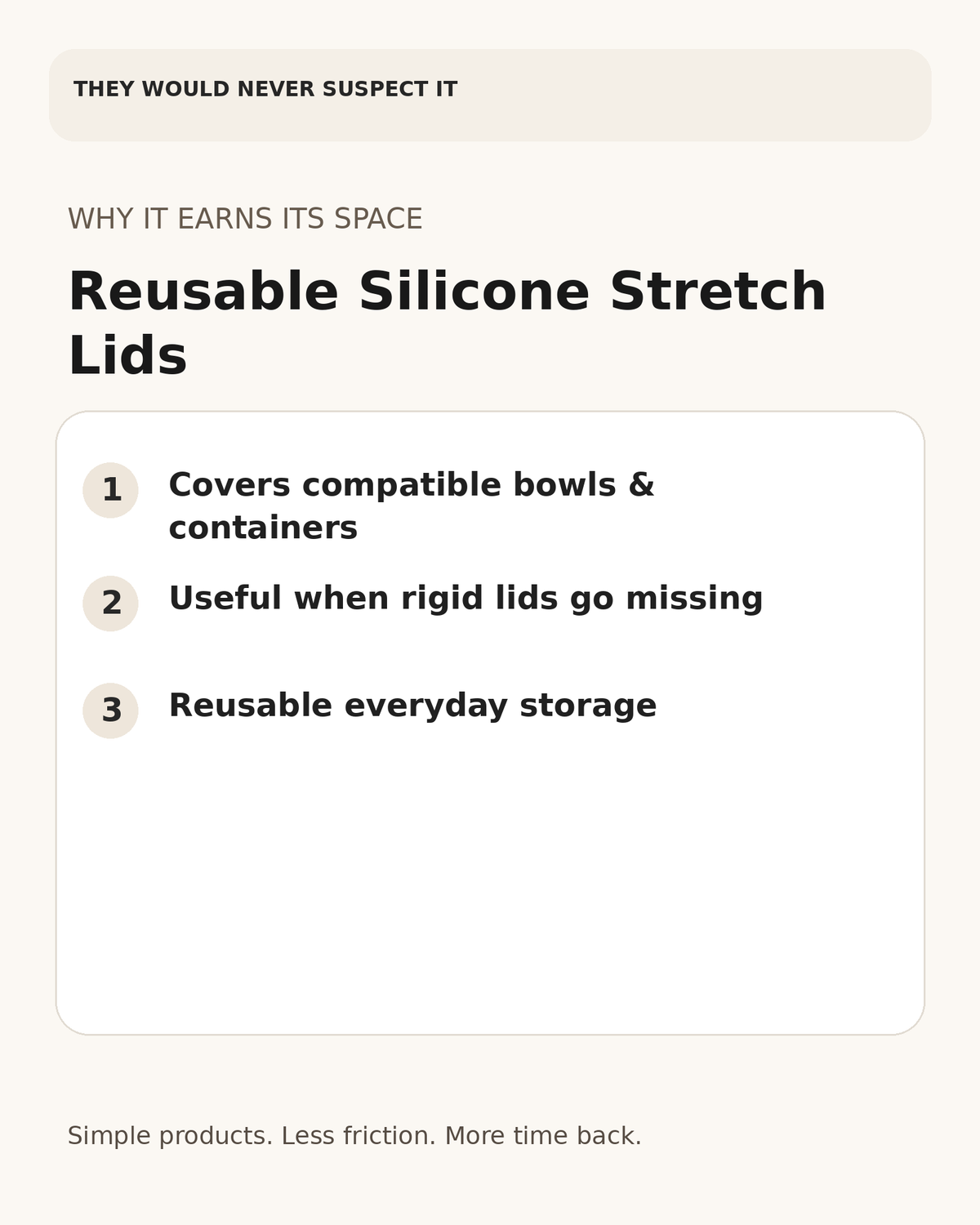 Three everyday benefits of reusable silicone stretch lids