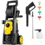 Electric pressure washer with foam cannon